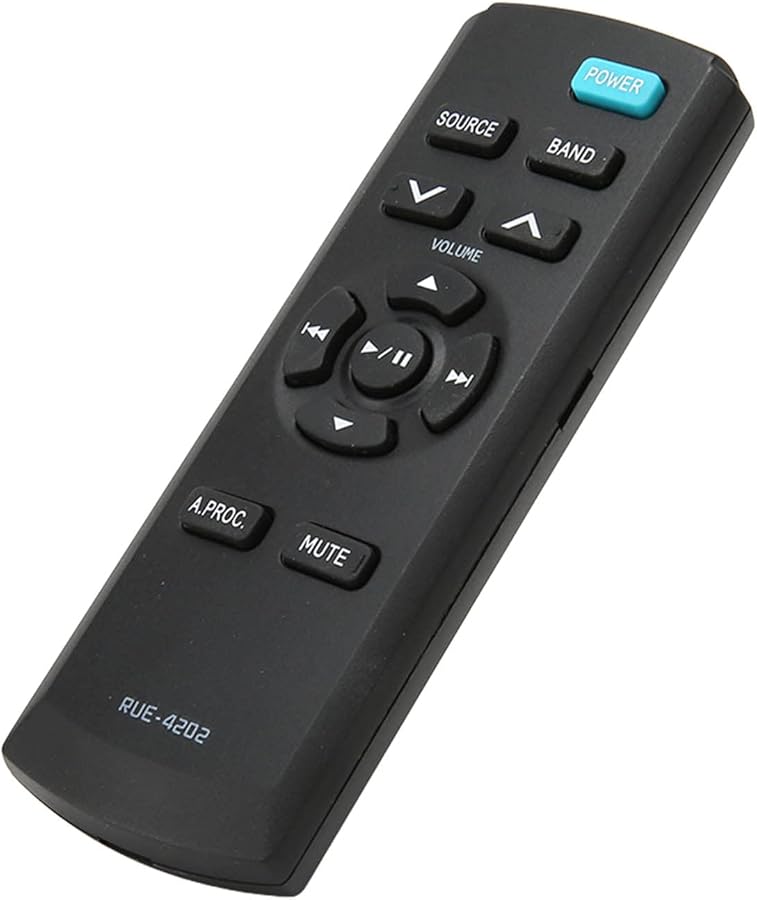 ABS Remote Control Strong Signal Multi Angle Sensing for CDE 124SXM 175BT UTE 73BT - Image 1
